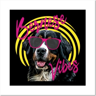 Bernese mountain dog Posters and Art